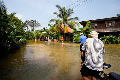 Velké povodně zasáhly Thajsko